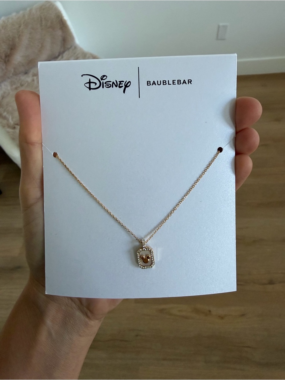 Disney baublebar necklace new